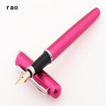 Stylo a plume de luxe de qualit� rose rouge 3701, fournitures de papeterie scolaire, stylo de calligraphie ...