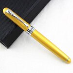 Stylo plume de luxe x750, noir mat, clip argent 18kgp caneta jinhao, pointe fine, 14. 2x1. 2cm, 1 pi�ce ...