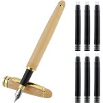 Stylos - plume fabriqués a la main en bambou naturel de 0. 5 mm stylo plume a pointe fine stylo d'affaires ... Stylos - plume fabriqués a la main en bambou naturel de 0. 5 mm stylo plume a pointe fine stylo d'affaires ...