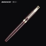 Stylo plume en m�tal, 5 couleurs, noir, dor�, avec clip, 388mm, pointe moyenne, fournitures de bureau, ...