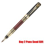 Stylo a plume en mtal de couleur bois de rose, stylo d'criture de bureau, cadeau de direction, offre ...