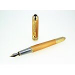 Stylo a plume en m�tal dor� 1000, style r�tro, avec clip dragon, pour signature, fournitures de bureau, ...