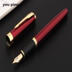Stylo plume en métal noir et rouge, stylos a encre, bureau financier, etudiant, ecole, fournitures de ... Stylo plume en métal noir et rouge, stylos a encre, bureau financier, etudiant, ecole, fournitures de ...