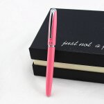 Stylo a plume en m�tal de marque, papeterie de bureau de luxe extra fin 0. 38mm, stylo a encre de calligraphie ...