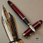 Stylo plume mms jinhao x450, 18kgp, 0. 7mm de large, violet, bleu, rouge, 22 couleurs, encre, cadeau ...