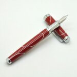 Stylo a plume en mousse 368, classique, iridium, clip argent�, pointe extra fine, ecriture, cadeau d'affaires ...