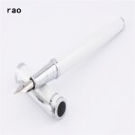 Stylo a plume moyenne 3035 perle pr�cieuse, blanc, pour le bureau, nouveau