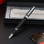 Stylo a plume picasso ps 917 or, clip argent, etudiant, enseignant, business, style romain, cadeau