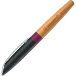 Stylo - plume - rechargeable - violet prune / bois de cerisier