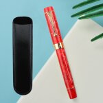 Stylo plume en rsine, 5 couleurs, 100 , iridium ef / f / m / plume coude avec convertisseur d'encre, ...