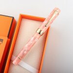 Stylo a plume rtro en rsine acrylique, nouvelle couleur, 100, pour bureau, avec convertisseur, cadeau ...