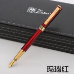 Stylo plume de r�ve picasso 902 a rayures rouges, stylo plume de 0. 5mm