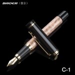 Stylo plume de sculpture en bronze 507  les huit chevaux , luxueux, pour papeterie, ecole, bureau, ecriture, ...