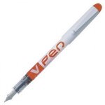 Stylo plume v - pen effa�able pointe moyenne orange pilot