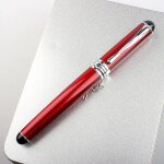 Stylo a plume x750, 0. 7mm, pointe fine en m�tal et argent, pour ecrire, fournitures de papeterie pour ...