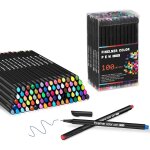 Stylos a pointe fine, de couleurs vives, pour journaliser, prendre des notes, ecrire, dessiner, colorier, ...