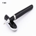 Stylo roller noir a corps gras, a pointe moyenne, pour bureau, nouveau, 516