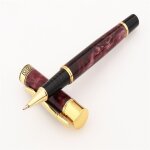 Stylo roller a pointe moyenne 9038 vin rouge de haute qualit, papeterie de bureau, ecole, pour etudiant, ...
