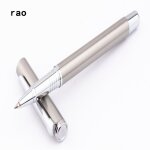 Stylo roller a pointe moyenne en acier inoxydable 801, de haute qualit�, pour etudiants, ecole, bureau, ...