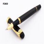 Stylo roller a pointe moyenne, de luxe, de qualit�, noir, pour le bureau, fournitures scolaires, papeterie ...