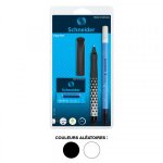 Stylo roller - rechargeable a cartouche - schneider - cartouches et effaceur - easy set