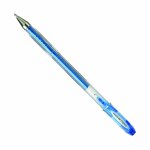 Stylo roller signo ecriture large bleu paillet�