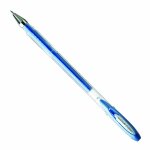 Stylo roller signo ecriture moyenne bleu m�tallis� - signo