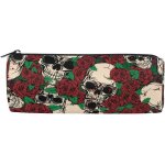 Stylo stationnaire sac pochette sac a main oiseaux pour etudiant fille gar�on enfants fleurs cr�ne rouge ...