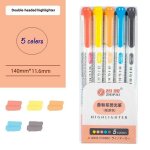 Stylo surligneur a double tête, couleurs douces, bricolage, album photo, marqueurs structurels ents, ... Stylo surligneur a double tête, couleurs douces, bricolage, album photo, marqueurs structurels ents, ...