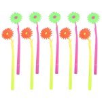 Stylos a t�te de fleur a s�chage rapide 0. 38mm, 10 pi�ces, stylo neutre, stylo gel pour ecriture en ...