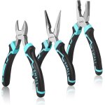Subzonal - shall lot de 3 pinces a long bec de 160 mm, pince coupante diagonale de 160 mm, pince combin�e ...