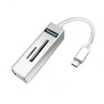 Support d'accueil portable universel 5 en 1, multifonction, usb type - c tf / carte sd, haute vitesse, ...
