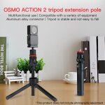 Support de camra de sport de chaussure froide pour gopro osmo action oa 2 trpied vlog portable bton ...