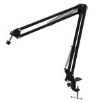 Support de microphone de bureau pro, bras ciseaux de suspension, pince de montage de table pour samson ...