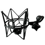 Support de microphone a condensateur anti - choc, anti - vibration, en m�tal