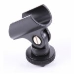 Support de microphone en plastique, clip de 19mm avec chaussure chaude pour appareil photo dslr