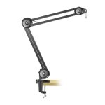Support de microphone robuste a suspension r�glable, support de montage a bras de fl�che pour enregistrement ...