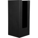 Support professionnel pour gobelets en papier ¿ organiseur en acrylique noir pour gobelets, sachets ...