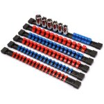 Support de rangement de douilles abs, clips de 1 / 4 pouces x 32 pouces, clips de 3 / 8 pouces x 30 pouces, ...