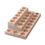 Support de rangement pour huiles essentielles - organiseur en bois pour bouteilles, design a 3 niveaux, ...