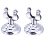Supports de table en acier inoxydable pour menus et listes d'invits - lot de 2