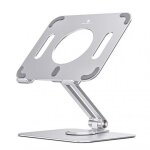 Support pour tablette de bureau en aluminium, conception a double axe, hauteur / angle r�glable, support ...