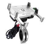 Support de t�l�phone portable pour moto, avec commutateur de charge rapide usb 2. 5a / qc3. 0 3a, support ...