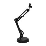 Support de webcam a suspension de 22 pouces, bras a ciseaux avec base, compatible pour logitech c922
