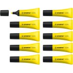 Surligneur - lot x 10 surligneurs fluo - jaune Surligneur - lot x 10 surligneurs fluo - jaune