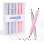 Surligneurs pastel, 6pcs double t�te surligneurs pastel esth�tiques de la bible, highlighters de mignon, ...
