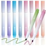 Surligneurs pastel, 8pcs surligneurs esth�tiques, pastel esth�tiques de la bible highlighters de mignon ...