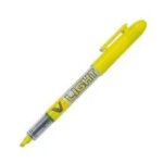 Surligneur - pilot - v light - encre liquide jaune - pointe biseaut�e - lot de 12