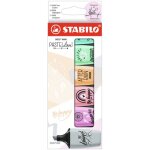 Surligneurs - stabilo boss mini - couleurs pastels - 6 teintes - pointe biseuat�e
