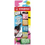 Surligneur - stabilo - boss mini - etui de 6 - pointe biseaut�e - encre a base d'eau